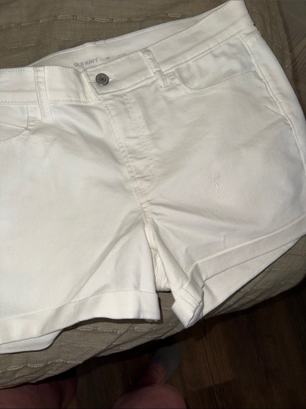 Old Navy White Women's Denim Shorts